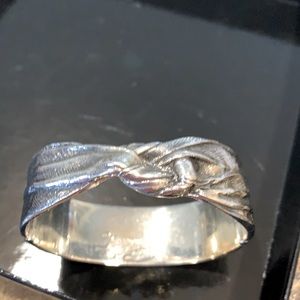 Silver knot bracelet